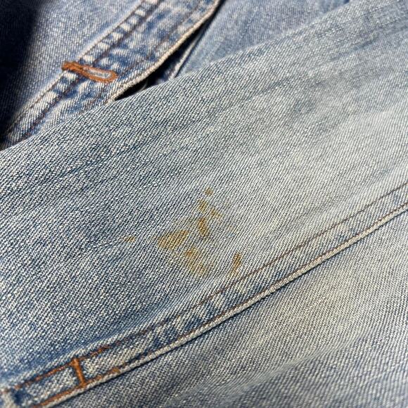 Y2k so gsic cropped denim jacket size L - Picture 5 of 5